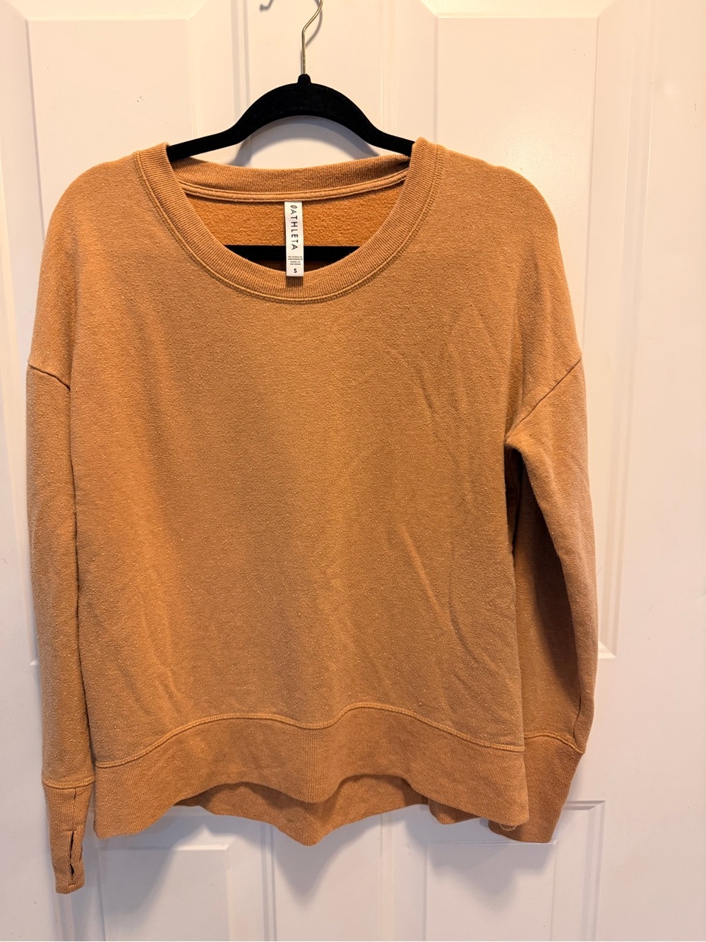 Athleta Women's Caramel Crewneck Pullover Sweater